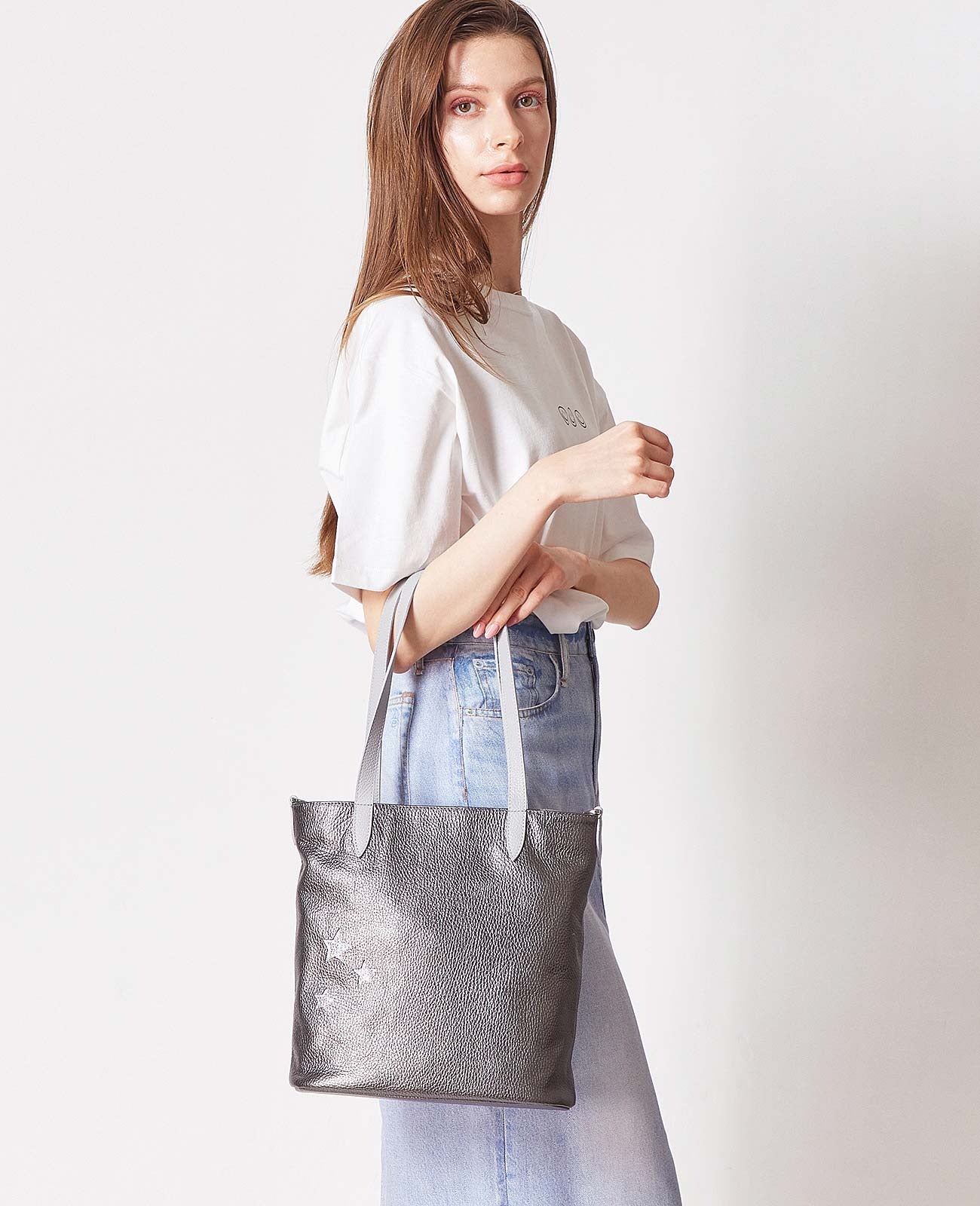 Salone Three Star Tote Bag with Zip 1795