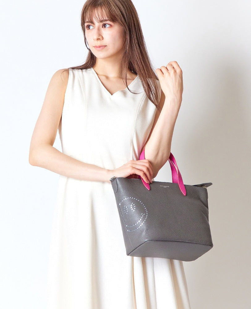 Airice Smile Tote Bag with Zip, SS size, 1796