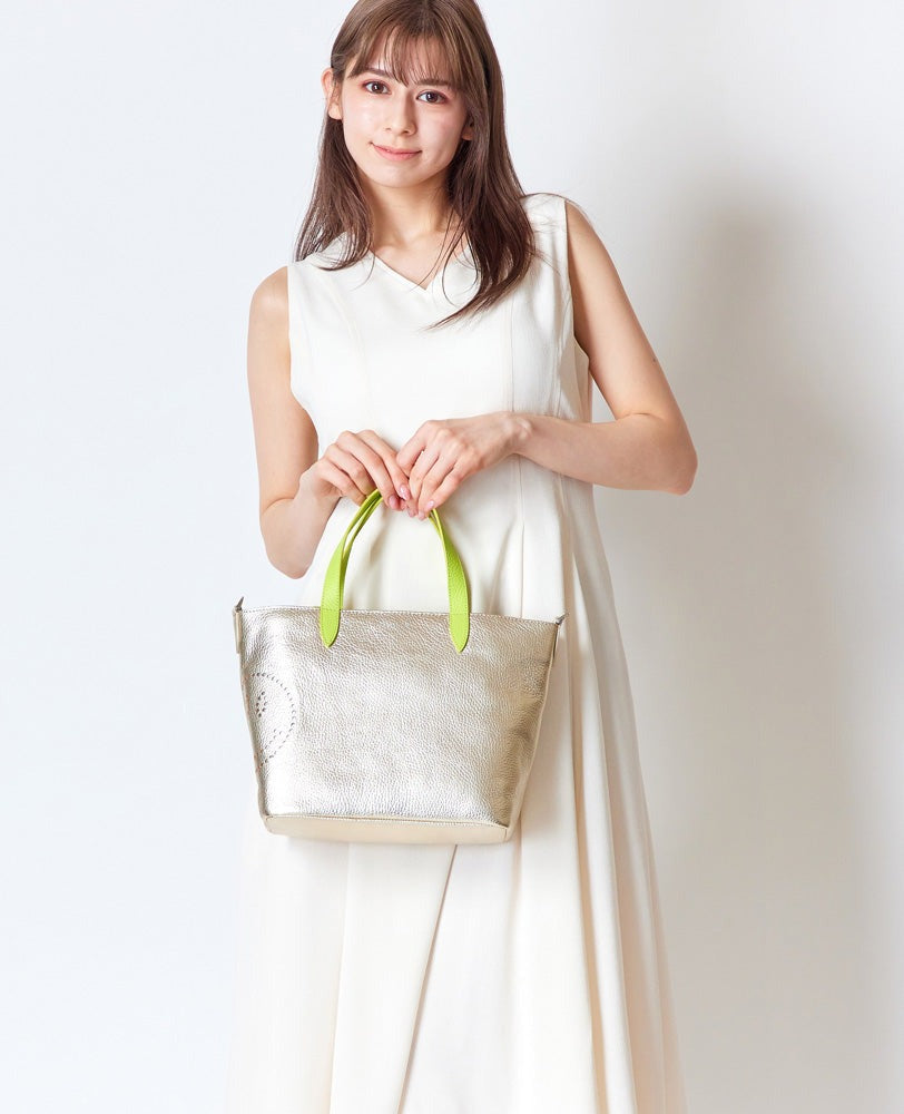 Airice Smile Tote Bag with Zip, SS size, 1796
