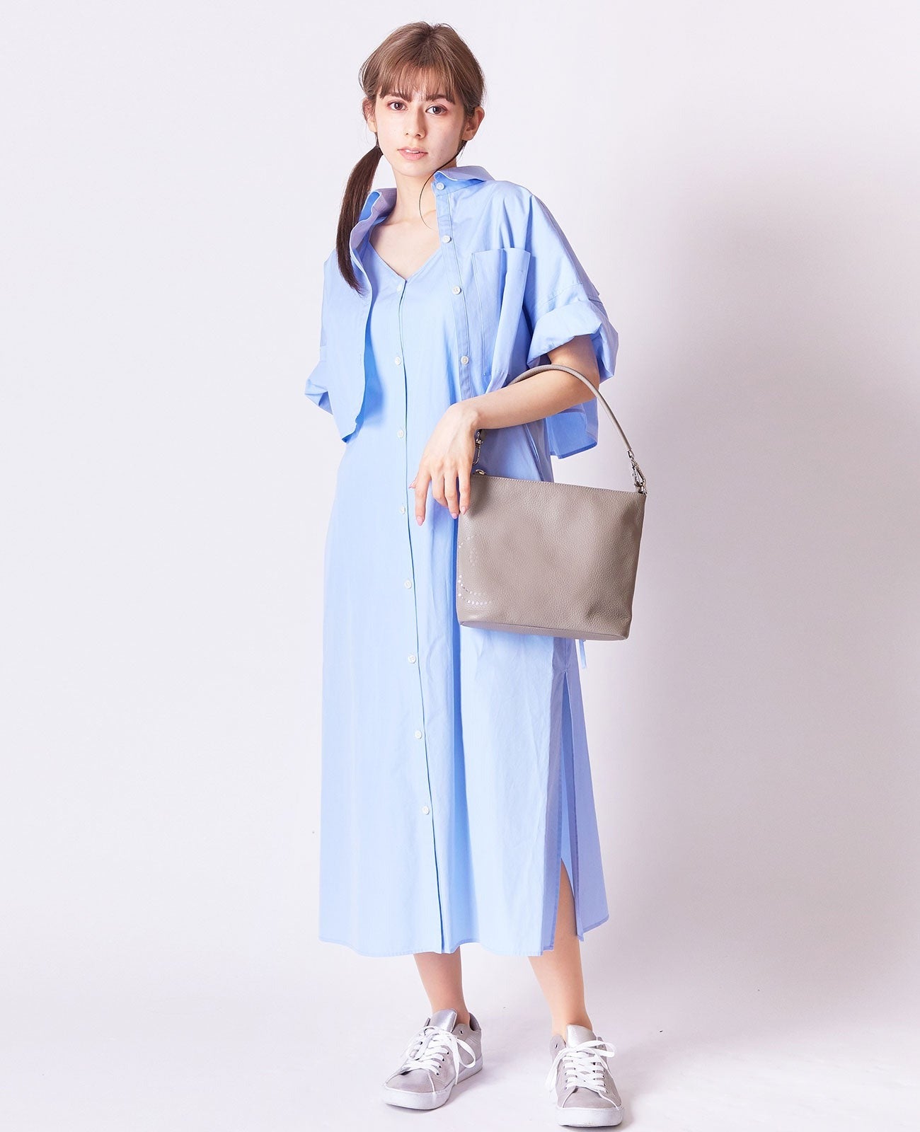 <with short handle> Horizontal Pochette S size 1813-set