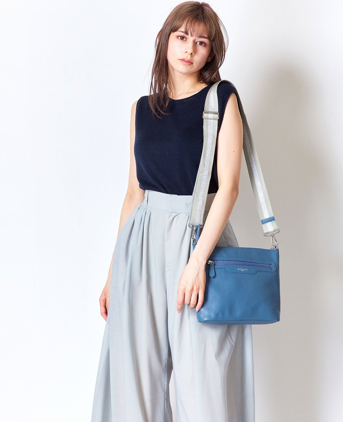 <with short handle> Horizontal Pochette S size 1813-set