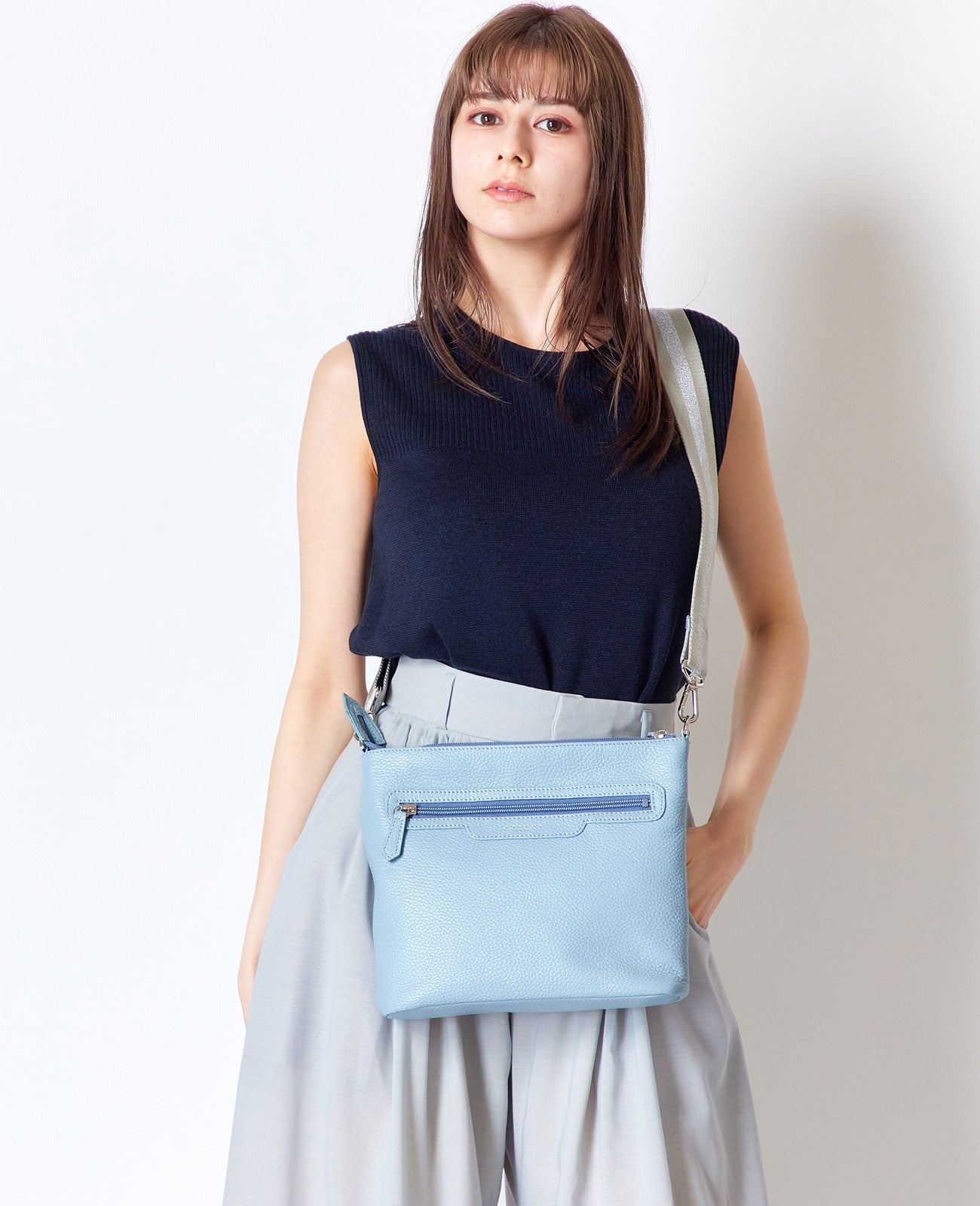 <with short handle> Horizontal Pochette S size 1813-set