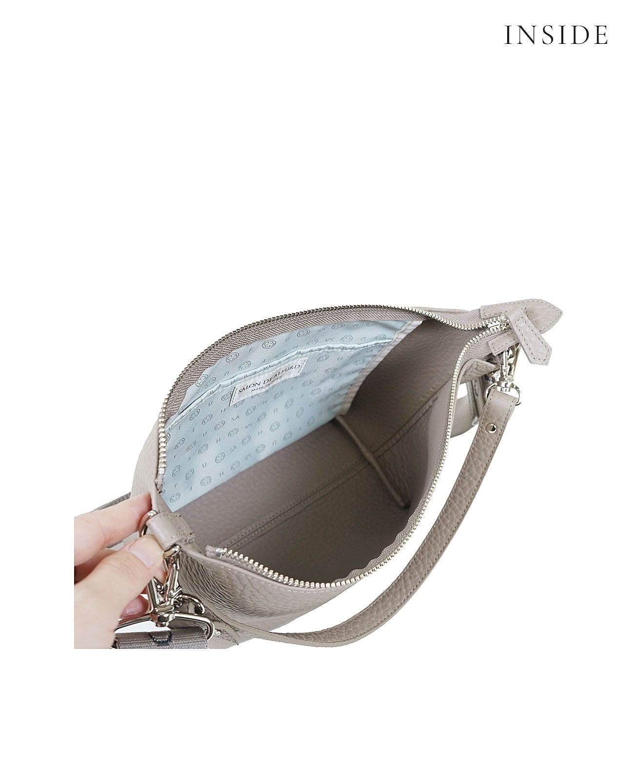 Carry 2-way shoulder bag double-faced leather ver. 1812-wf