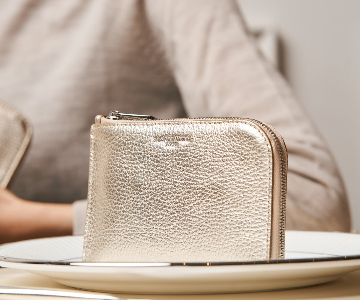 |Online Exclusive|L-shaped zipper Mini Wallet 1819