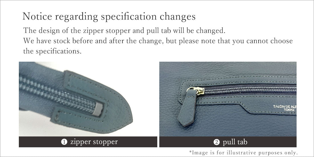 Horizontal Pochette with Leather Handle, M size 1413-set