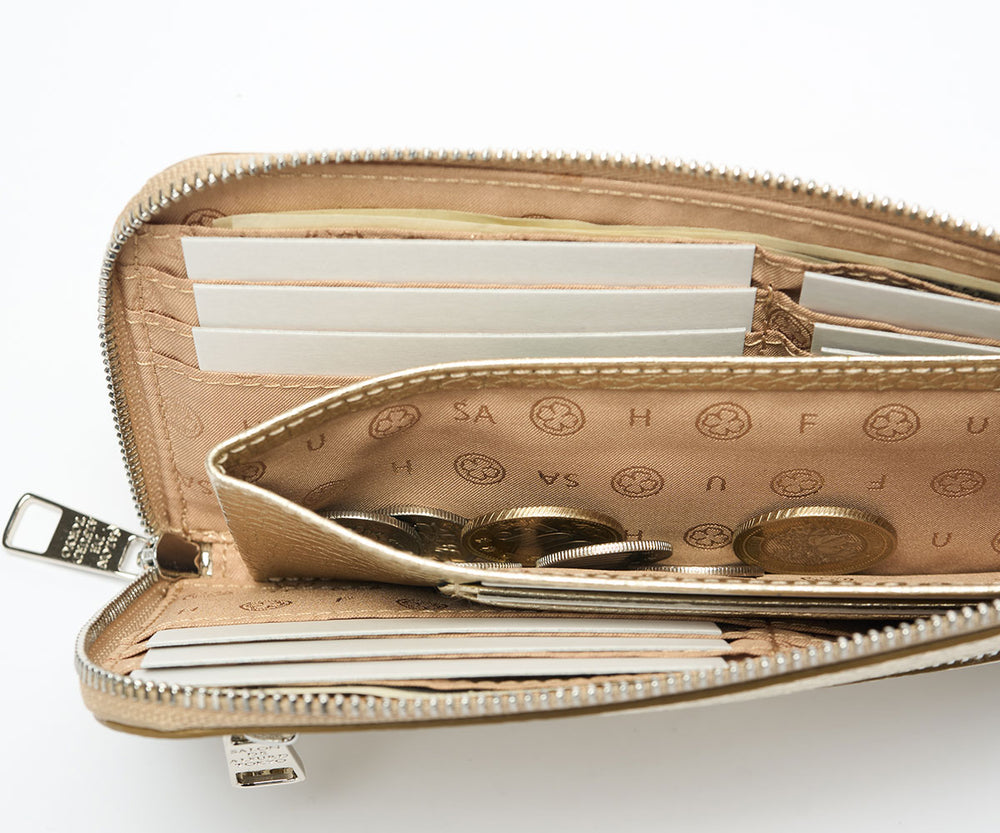 SA Logo L-Zip Long Wallet 1820-sa