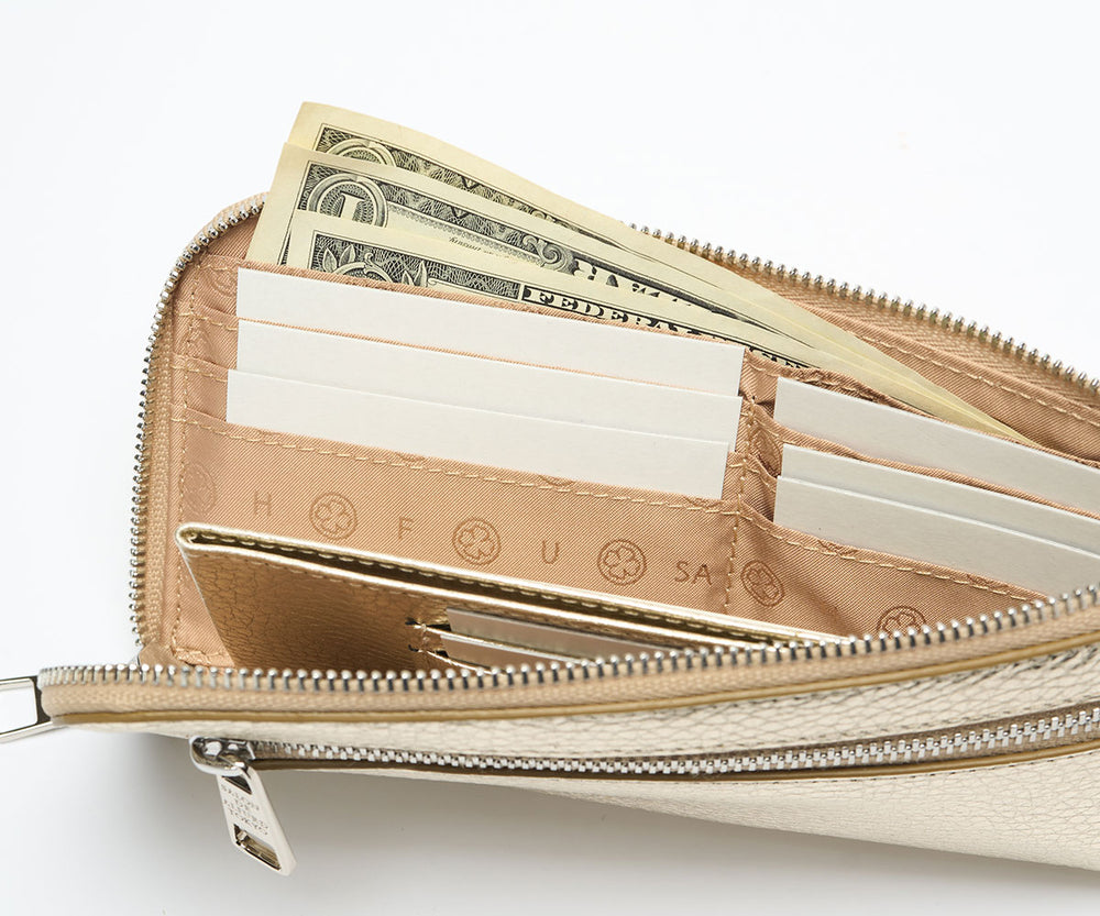 SA Logo L-Zip Long Wallet 1820-sa