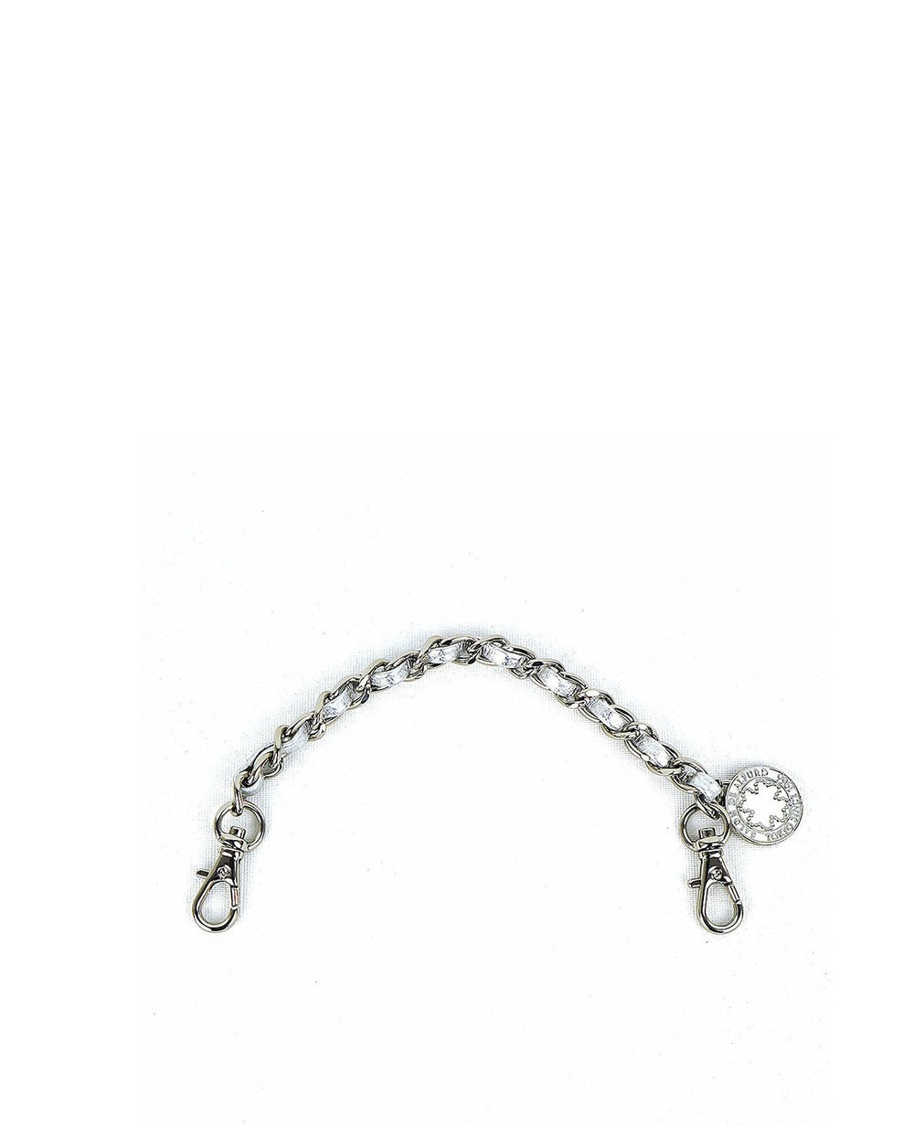 Leather Short Chain with Clover 1537