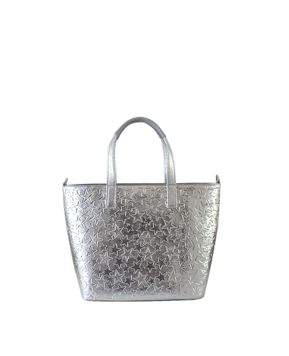 Jaguzi Tote Bag S – Star-Embossed Leather Version 1608-st