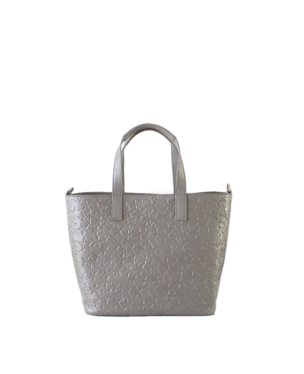 Jaguzi Tote Bag S – Star-Embossed Leather Version 1608-st