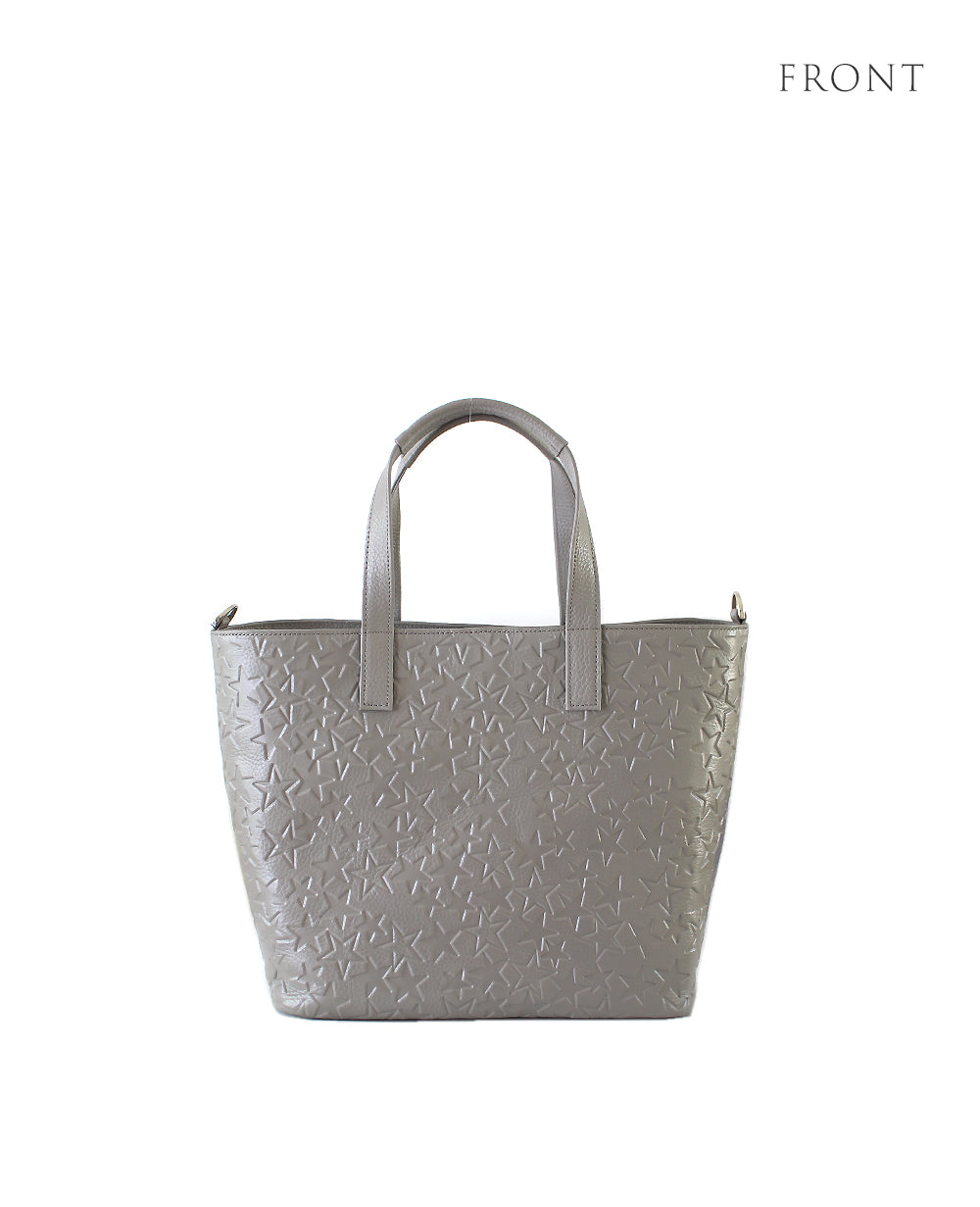 Jaguzi Tote Bag S – Star-Embossed Leather Version 1608-st