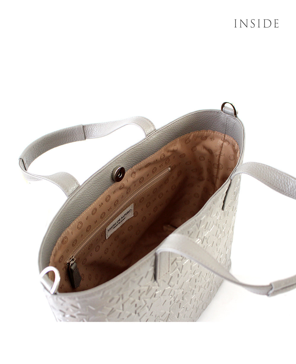 Jaguzi Tote Bag S – Star-Embossed Leather Version 1608-st