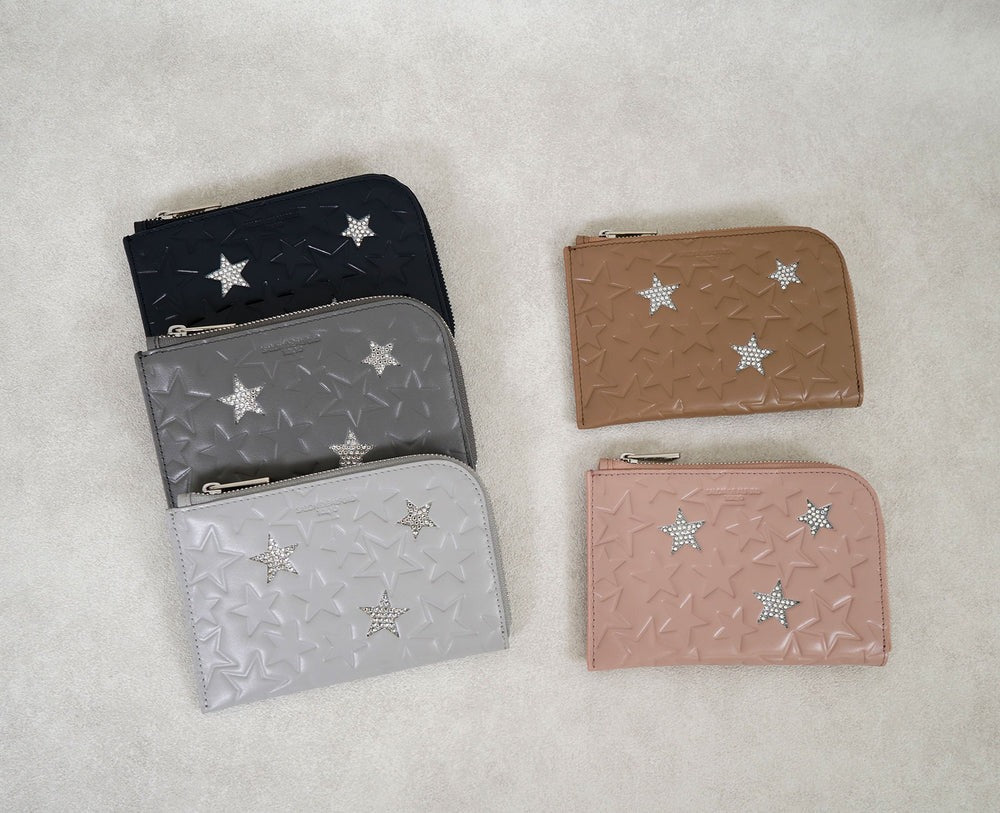Three-Star L-Shaped Mini Wallet – Elite Leather Version 1663-el