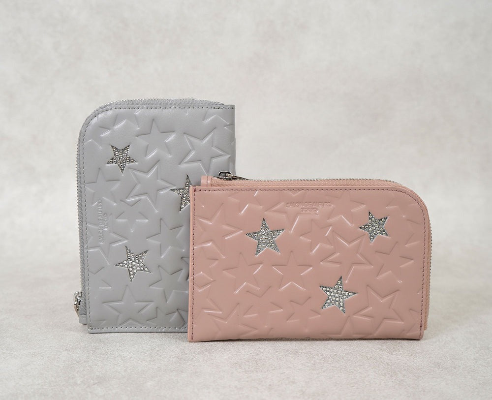 Three-Star L-Shaped Mini Wallet – Elite Leather Version 1663-el