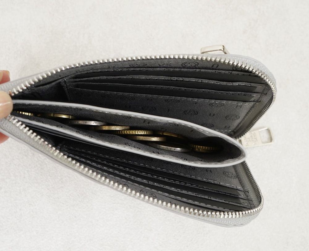 Three-Star L-Shaped Mini Wallet – Elite Leather Version 1663-el