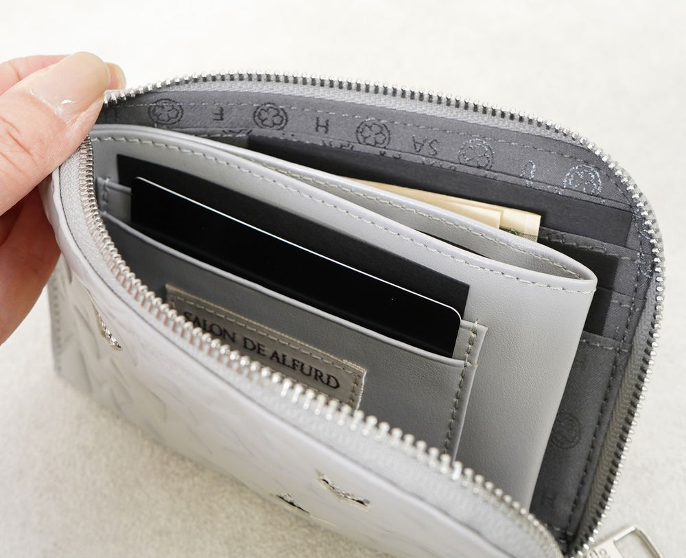 Three-Star L-Shaped Mini Wallet – Elite Leather Version 1663-el