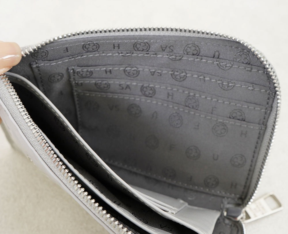 Three-Star L-Shaped Mini Wallet – Elite Leather Version 1663-el