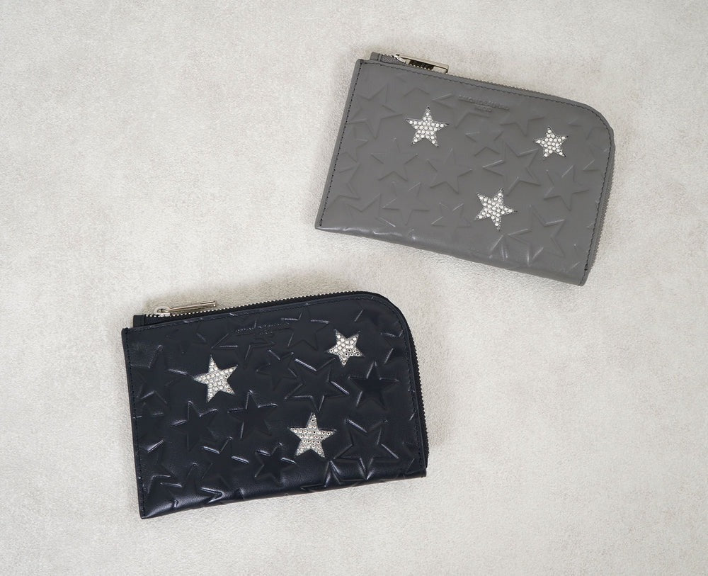 Three-Star L-Shaped Mini Wallet – Elite Leather Version 1663-el