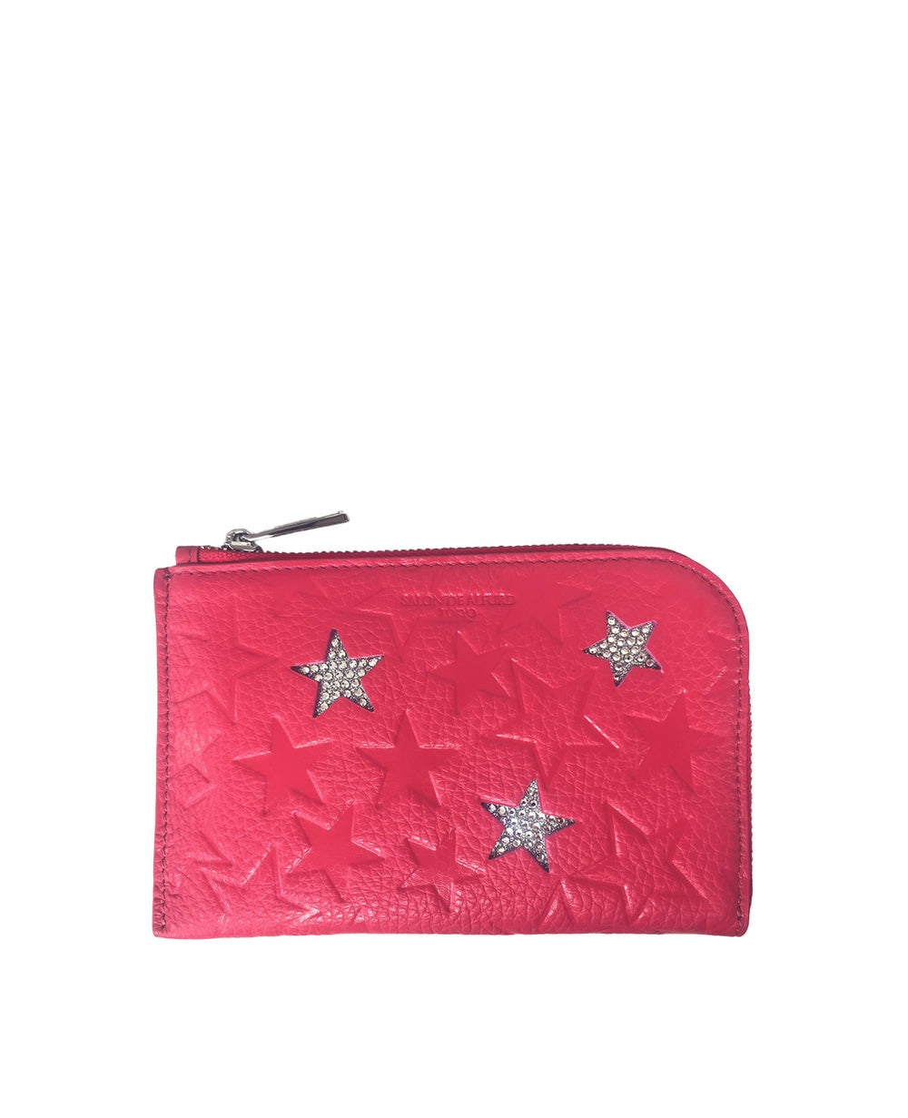 Three Star L-shaped Mini Wallet 1663