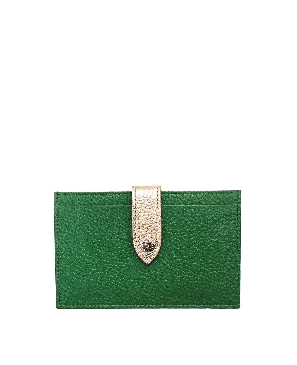 Mini Fragment Wallet With Flap, Italian Shrink Embossed Leather Edition 1772-it