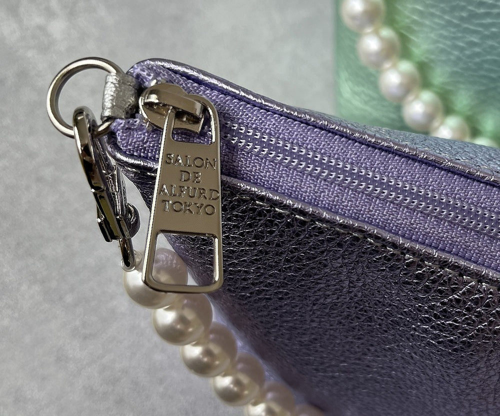Pouch with Pearl Handle – SA Logo 1738-sa