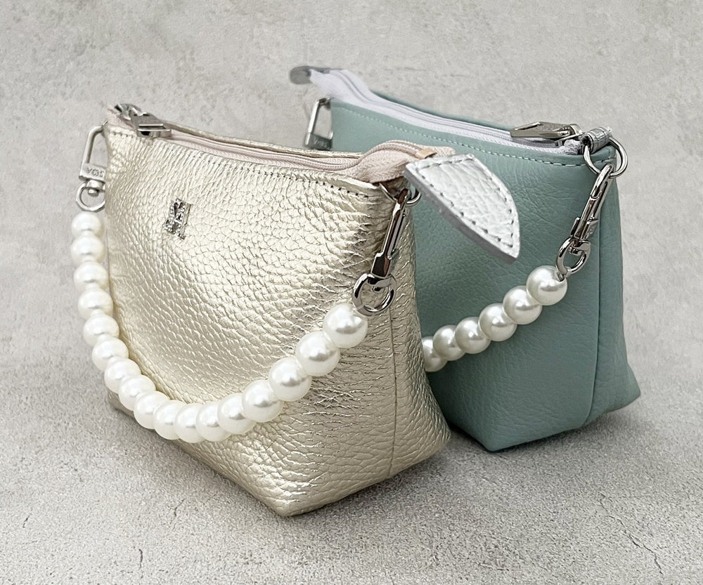 Pouch with Pearl Handle – SA Logo 1738-sa