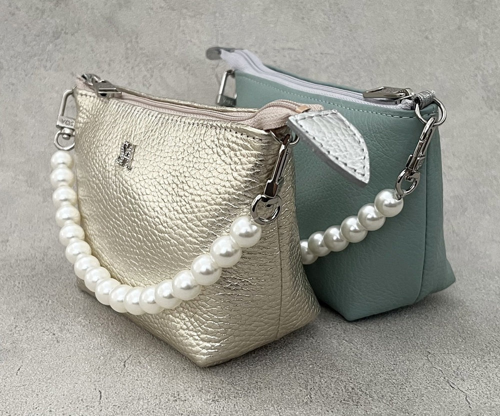 Pouch with Pearl Handle – SA Logo 1738-sa
