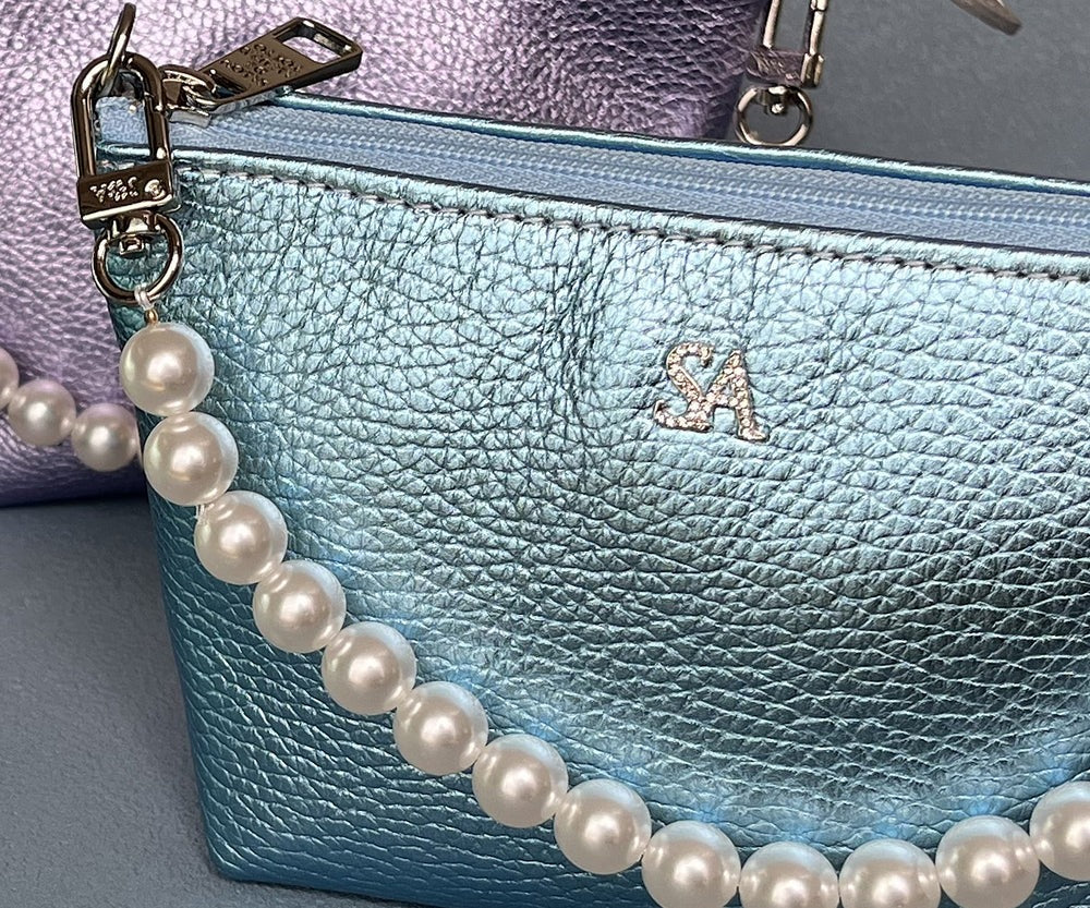Pouch with Pearl Handle – SA Logo 1738-sa