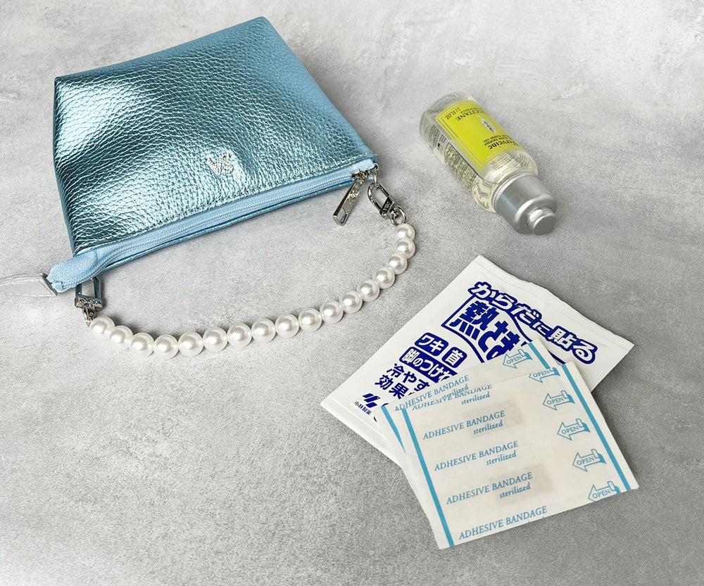 Pouch with Pearl Handle – SA Logo 1738-sa