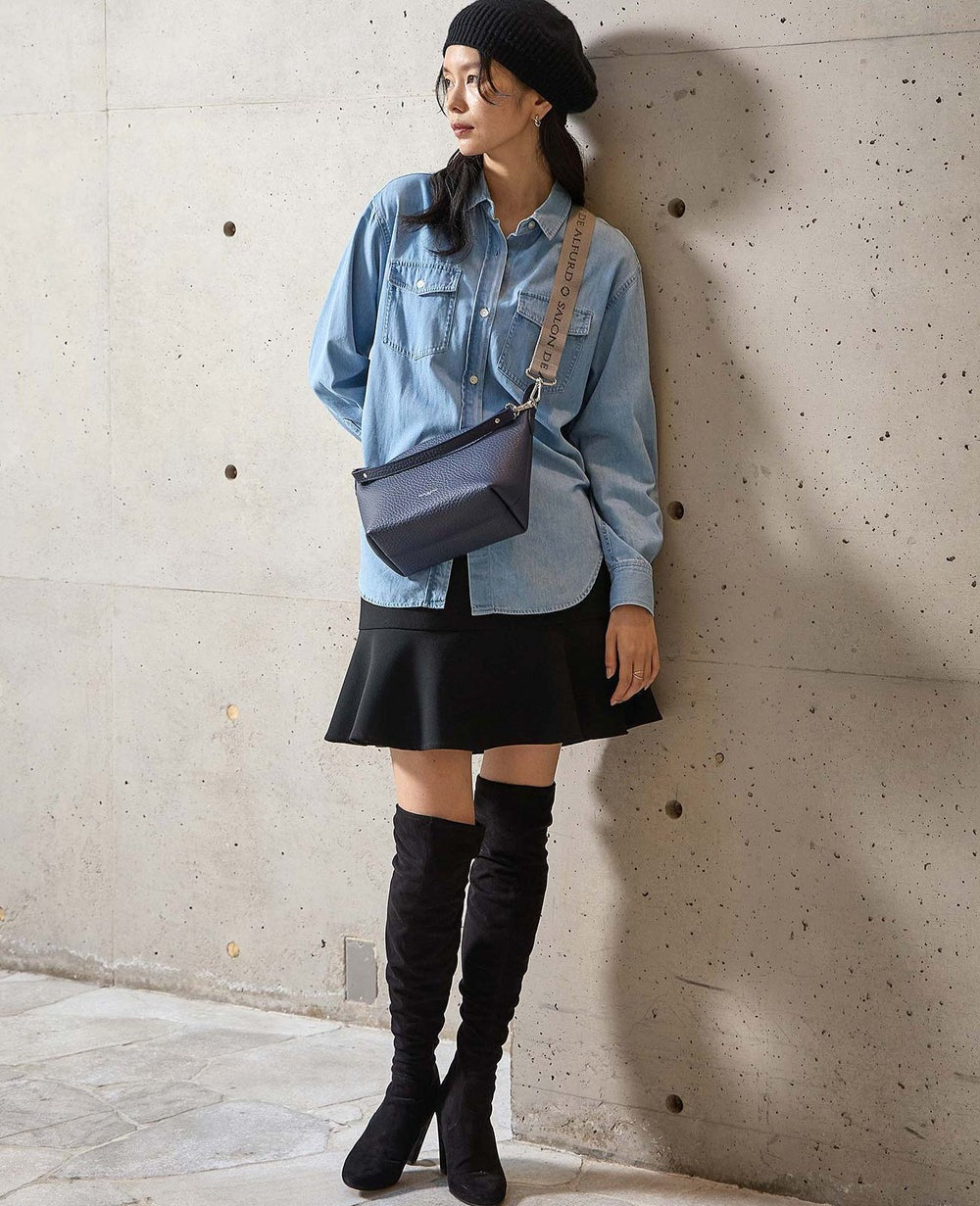 Carry 2-Way Shoulder Bag – Double-Face Leather Version 1985-wf