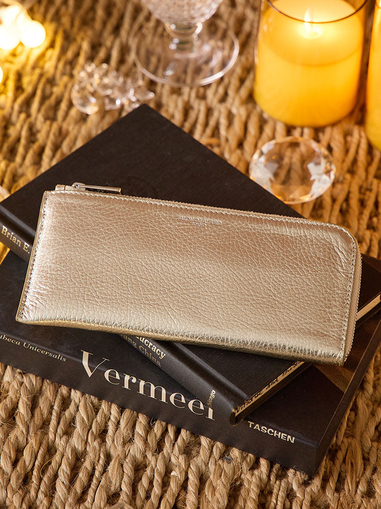 ｜Online Exclusive｜L-shaped zipper Long Wallet 1820