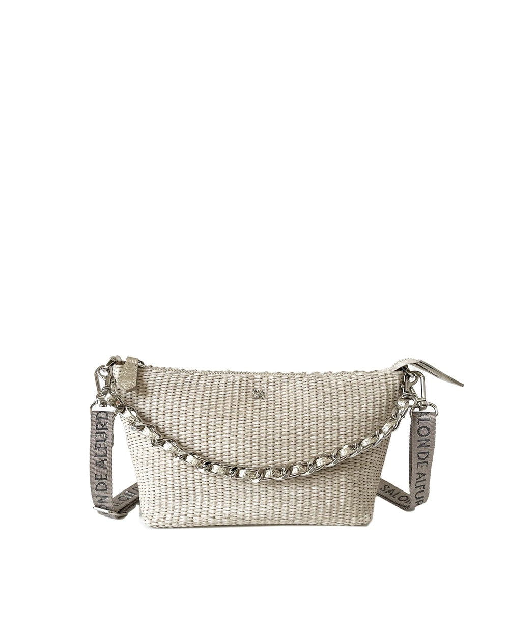 Carry Raffia-Style 2-Way Basket Pochette 1866-ra