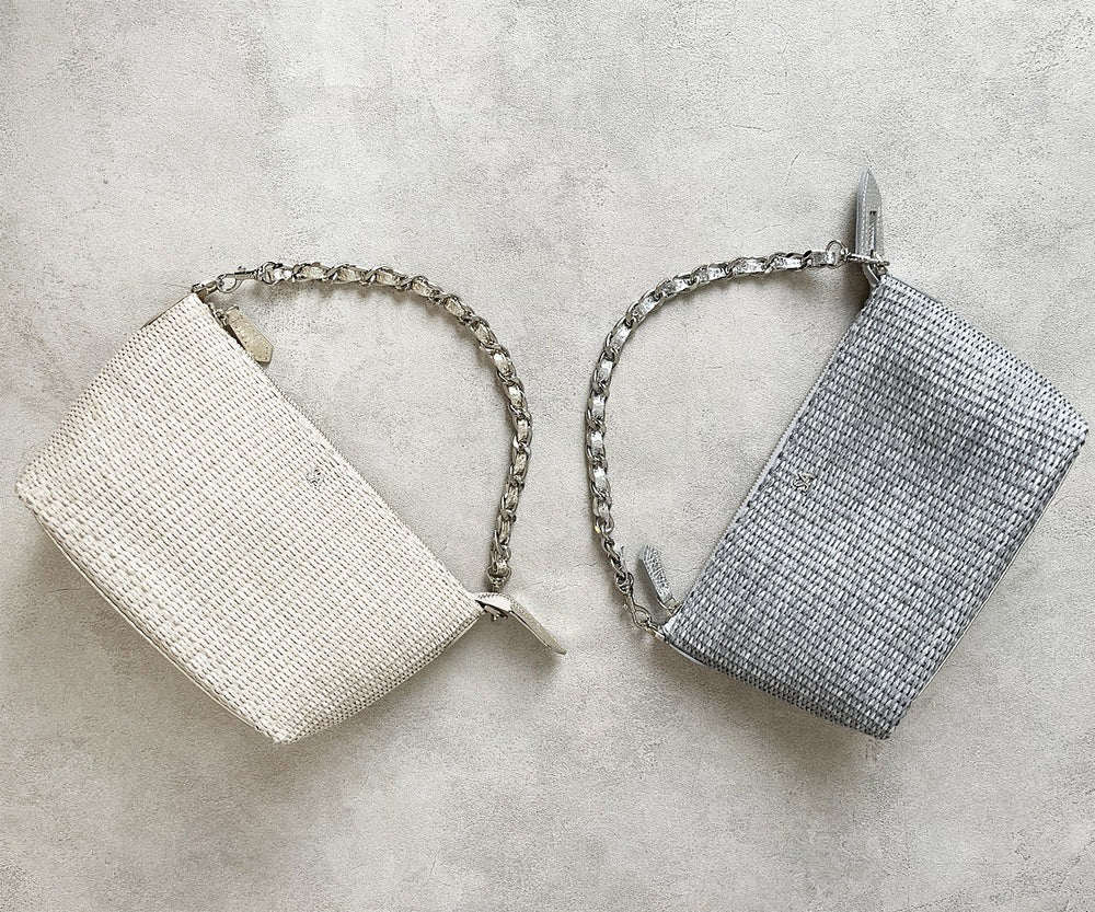 Carry Raffia-Style 2-Way Basket Pochette 1866-ra