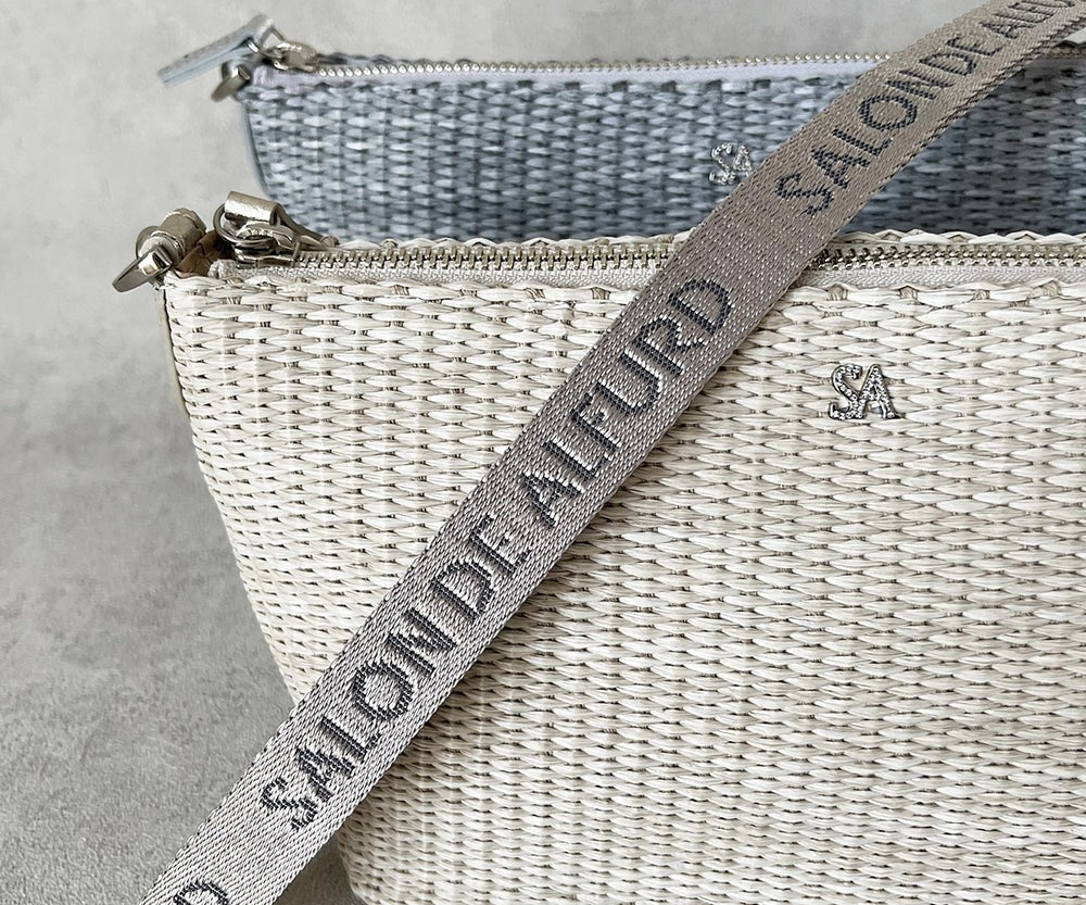 Carry Raffia-Style 2-Way Basket Pochette 1866-ra