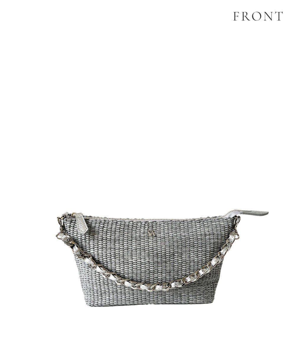 Carry Raffia-Style 2-Way Basket Pochette 1866-ra