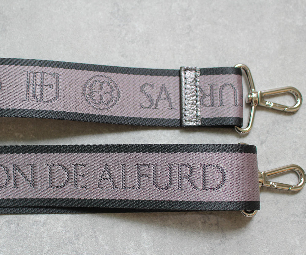 Wide Long Shoulder Bag with Front & Back Logo 1823