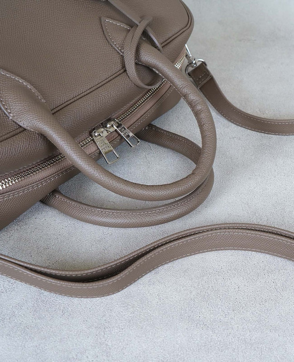 GAIEN East-West 2-Way Boston Bag in Grained Calfskin 1828-bx