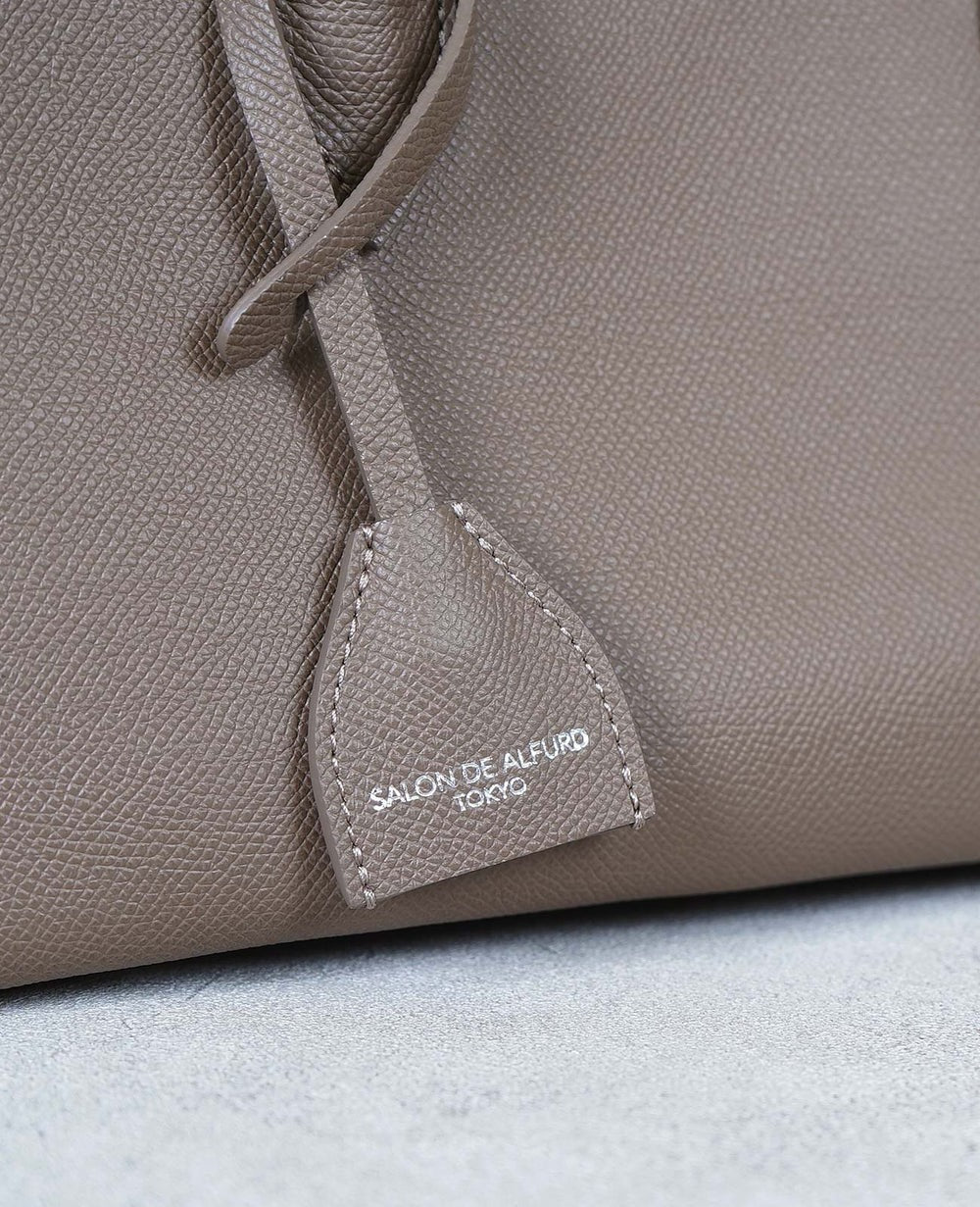 GAIEN East-West 2-Way Boston Bag in Grained Calfskin 1828-bx