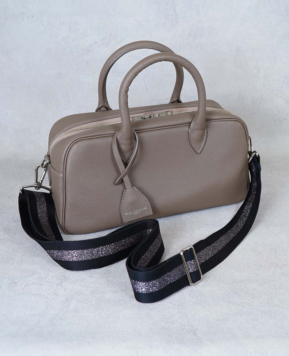 GAIEN East-West 2-Way Boston Bag in Grained Calfskin 1828-bx