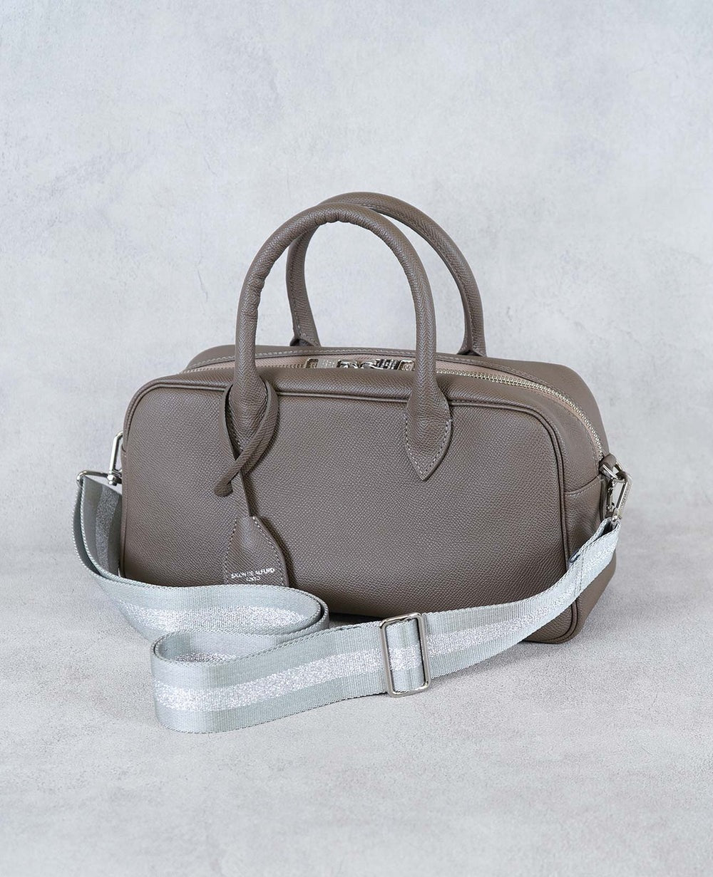 GAIEN East-West 2-Way Boston Bag in Grained Calfskin 1828-bx