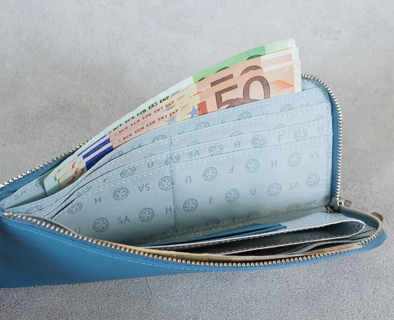 Bi-Fold Long Wallet 1855-bx