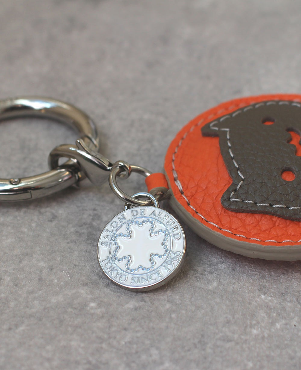 Cat Round Charm 1874