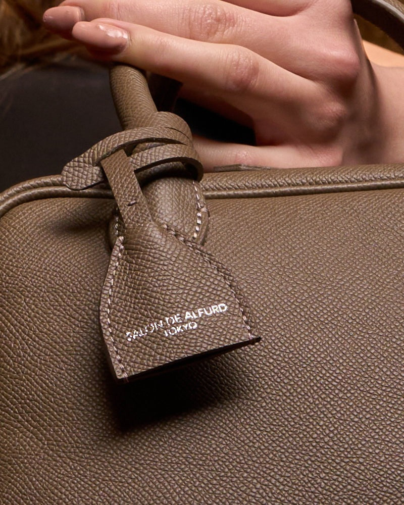 2-Way Boston Bag S Grainedin Grained Calfskin 1882-bx