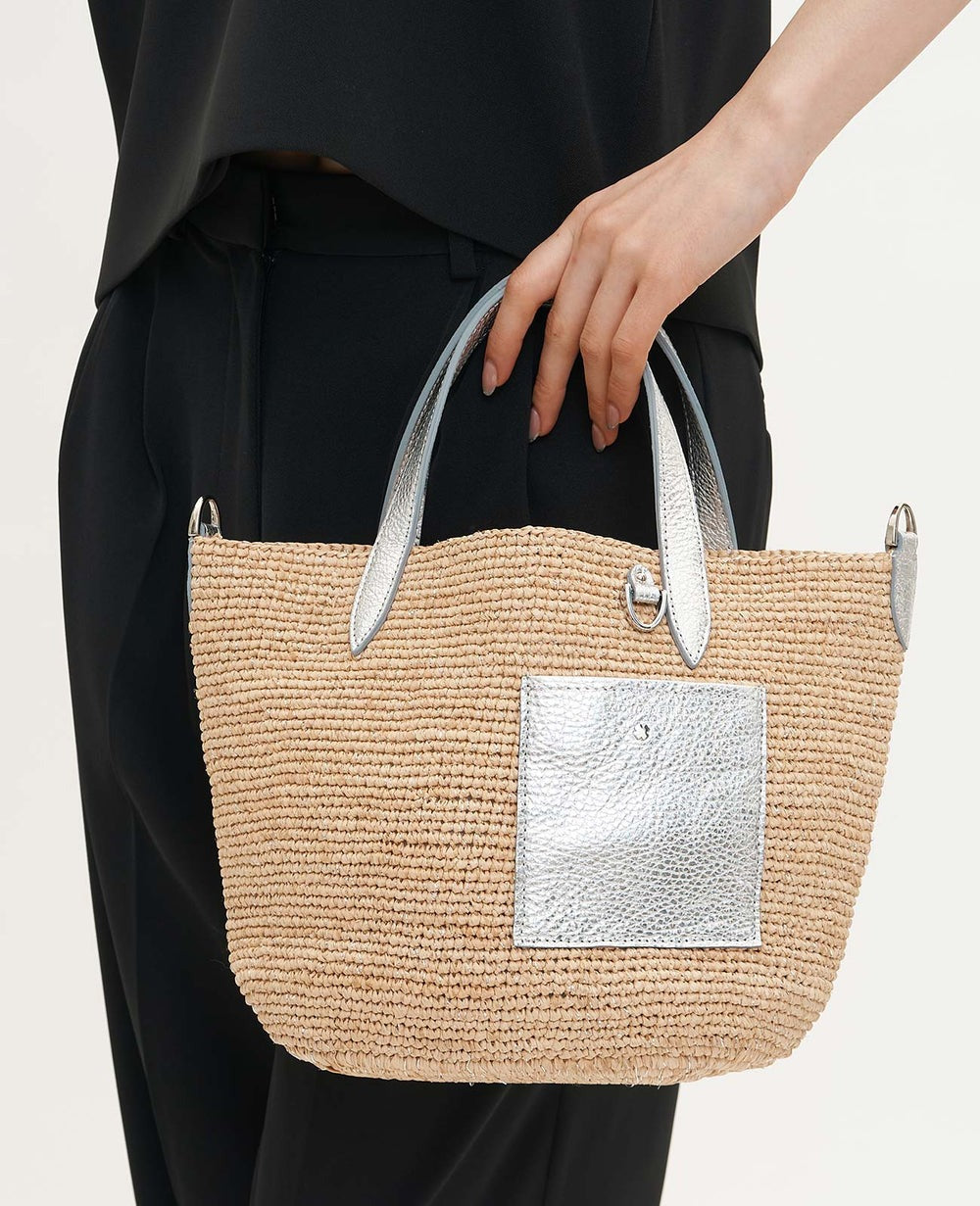 Madagascar Raffia Basket Tote Bag – Small 1883