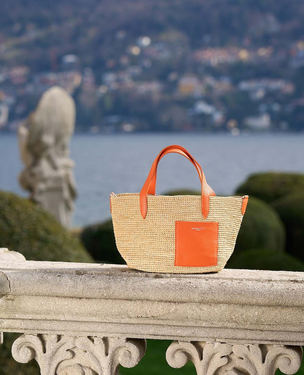 Madagascar Raffia Basket Tote Bag – Small 1883