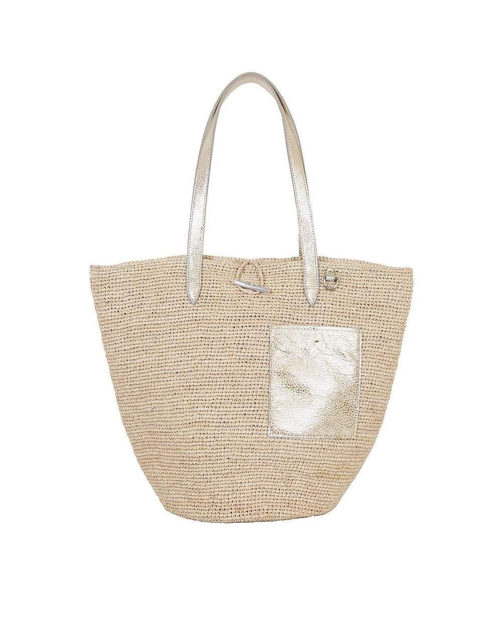 Madagascar Raffia Basket Tote Bag – Medium 1884