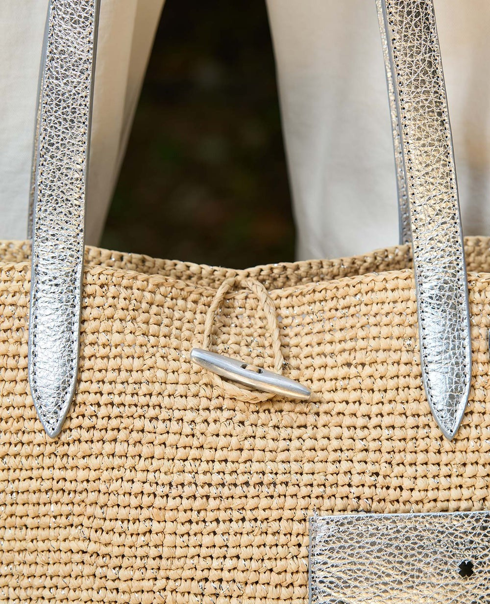 Madagascar Raffia Basket Tote Bag – Medium 1884