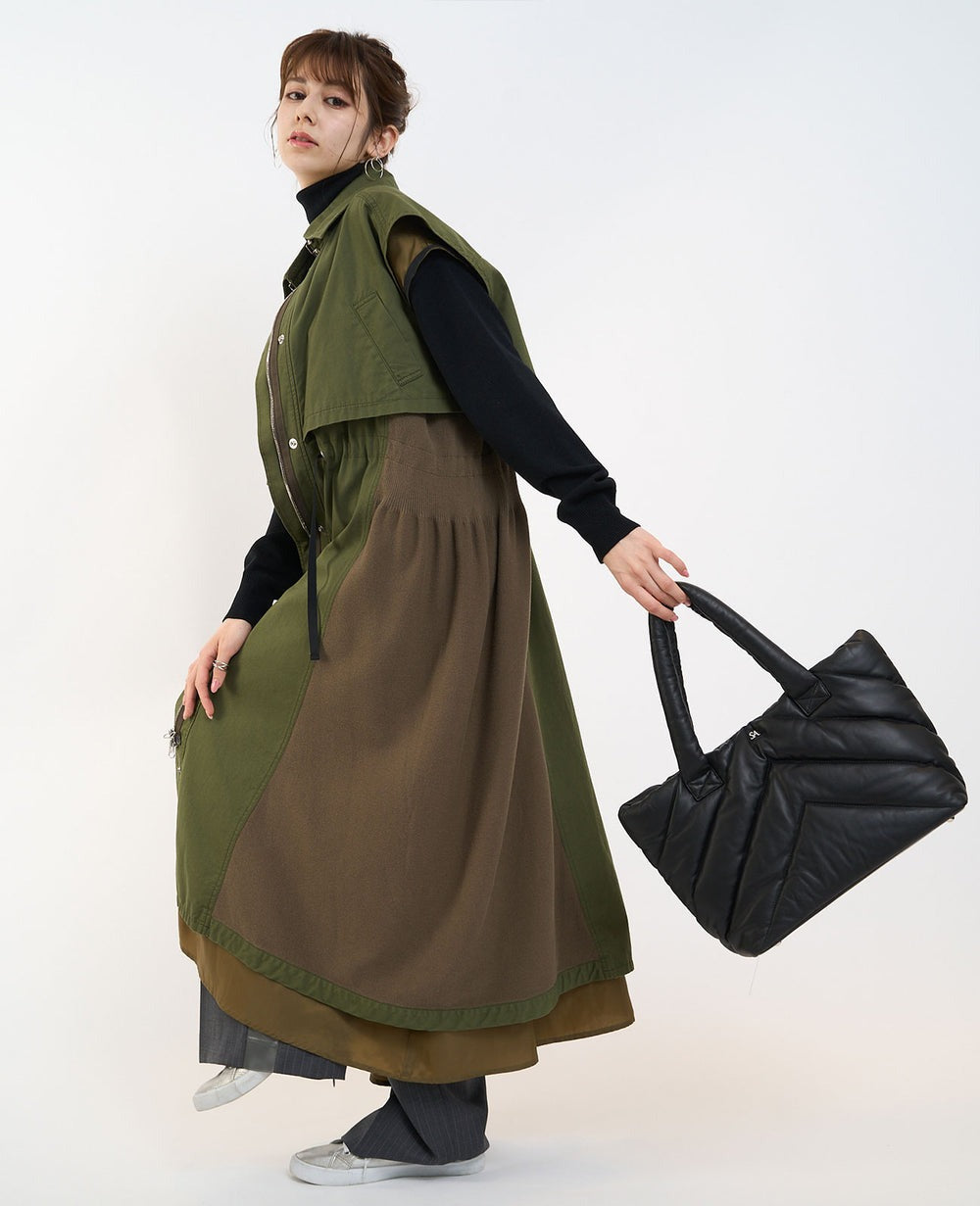 SA Logo Quilted Tote Sheepskin 1952