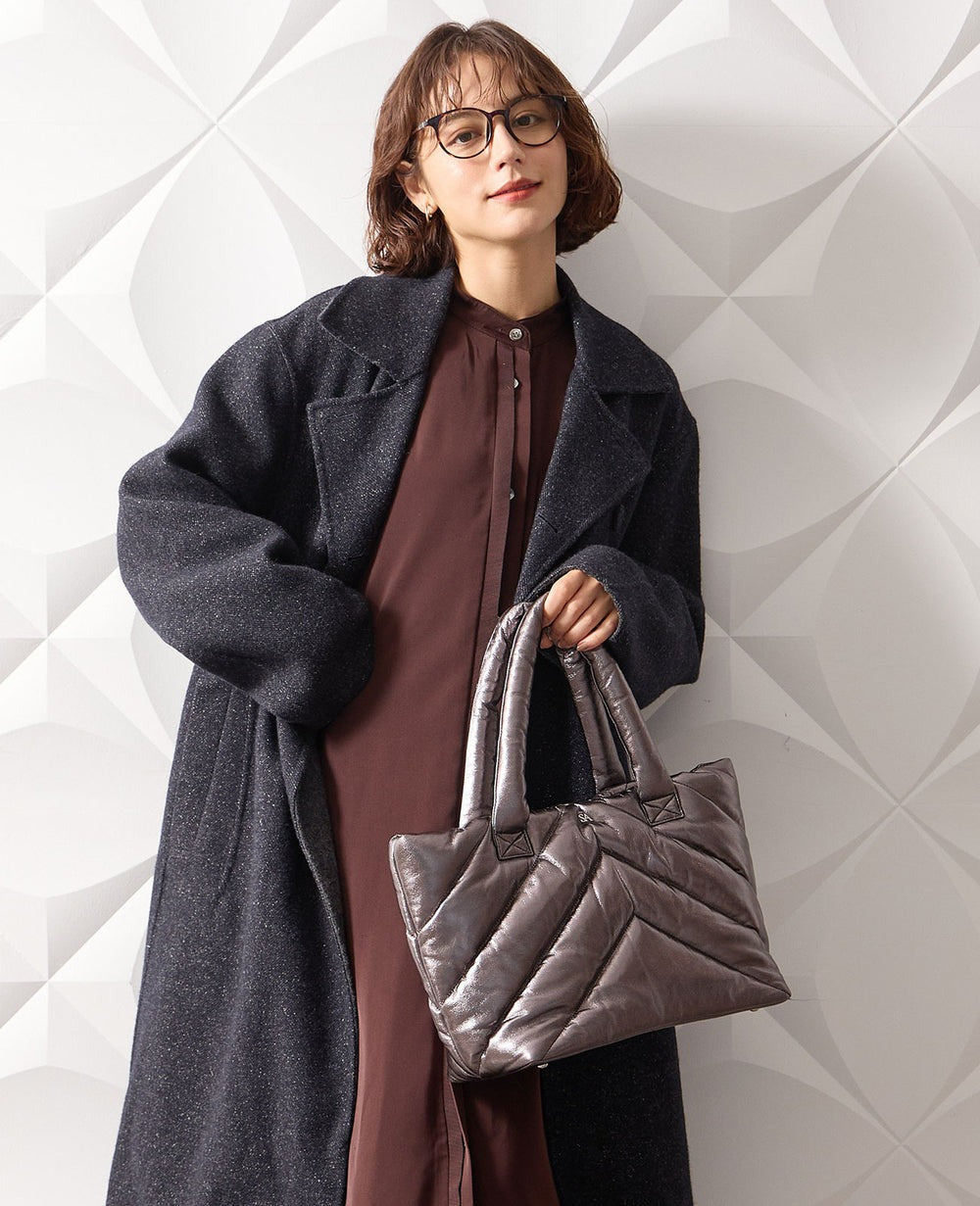 SA Logo Quilted Tote Sheepskin 1952