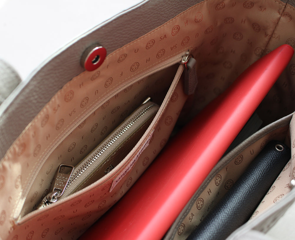 Jaguzi Tote Bag S – Star-Embossed Leather Version 1608-st